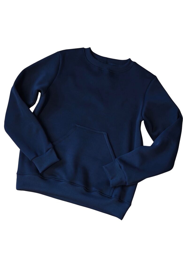 Storo pūkio džemperis,su kišene(122-170)