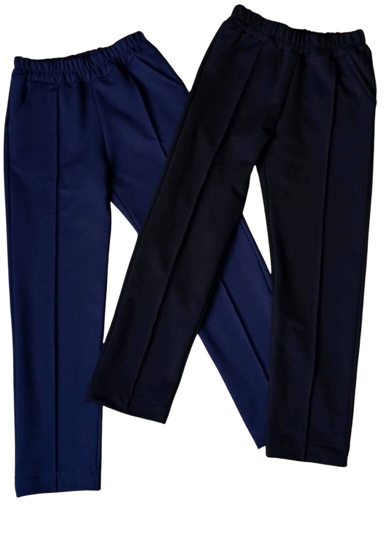 Kelnės su nusiūtu kantuku, su nedideliu pūkeliu viduje 