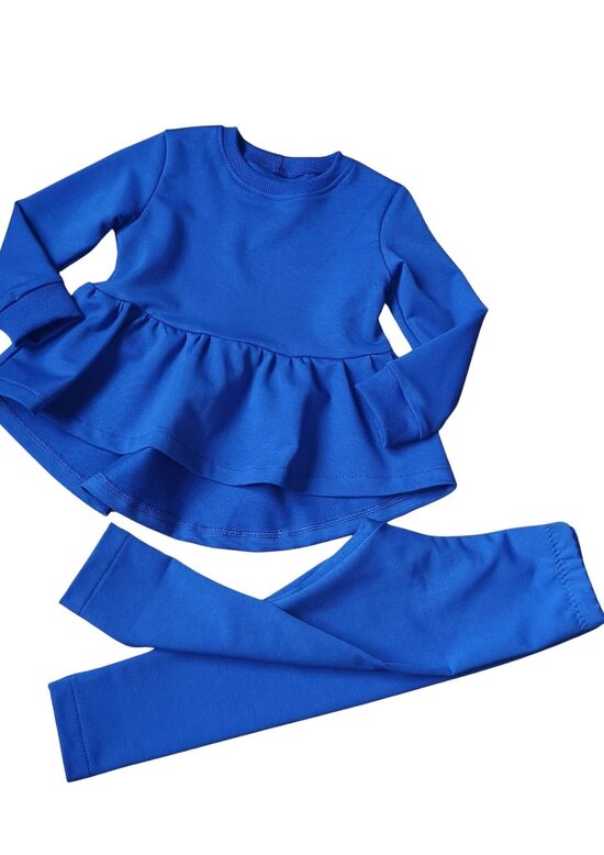 Mėlynas kostiumėlis Mergaitė3, 86-134