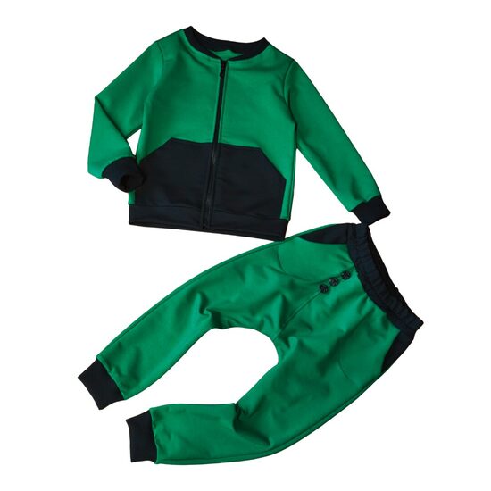 Kostiumėlis ŽALIA/JUODA 80-140