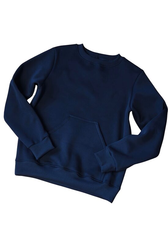 Storo pūkio džemperis,su kišene(122-170)