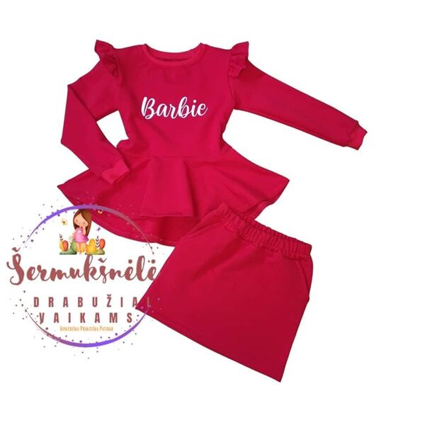 Raudonas kostiumėlis BARBIE 86-134